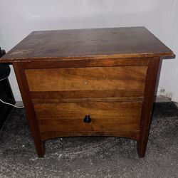 Real Wood Nightstand 