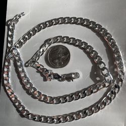 925 Real Silver Chain