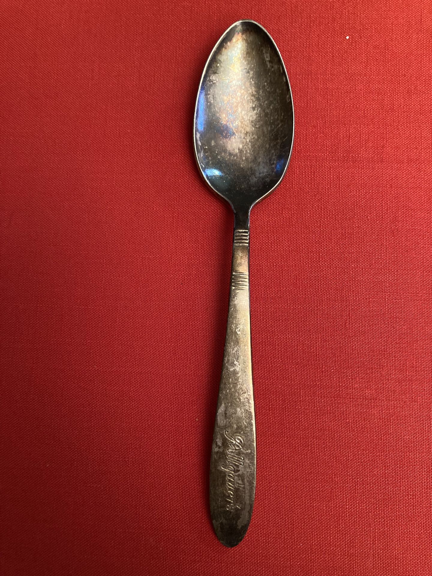 Antique collectible: tea spoon from the Allgauer’s restaurant
