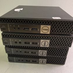 Lot of 4 dell optiplex 3040 micro i5 6500 8GB ram 1 120GB  -2x1600 gb 1x 180 gb  ssd window 11 pro wifi with power adapters