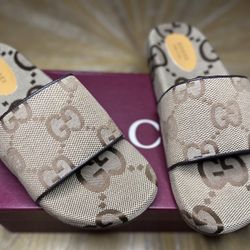 Gucci Slides Brand New With Original Box