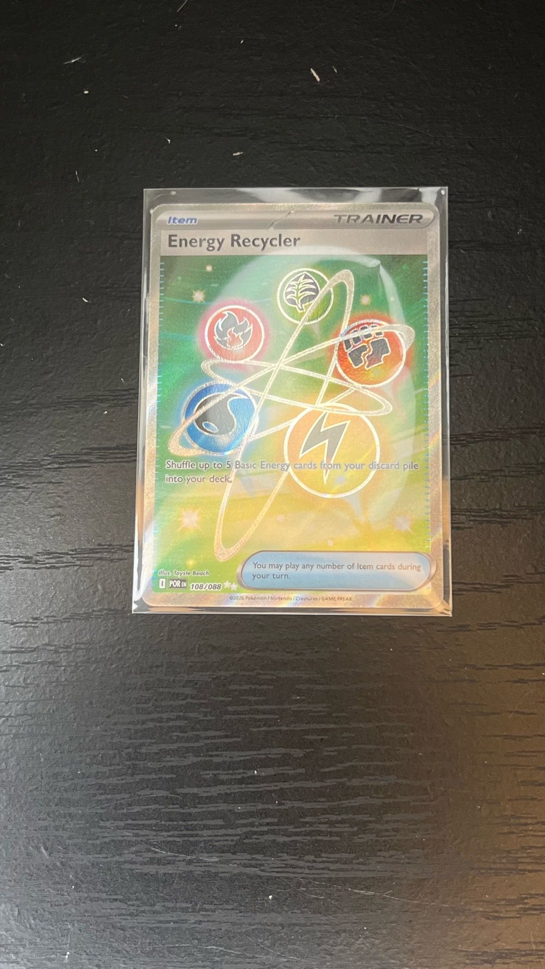 Pokemon Energy Recycler illustration rare 108/088