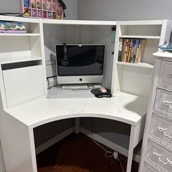 MICKE Corner workstation, white IKEA Desk 