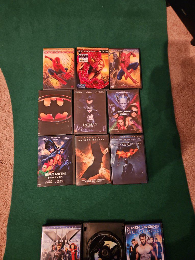 Superhero DVD Movies 