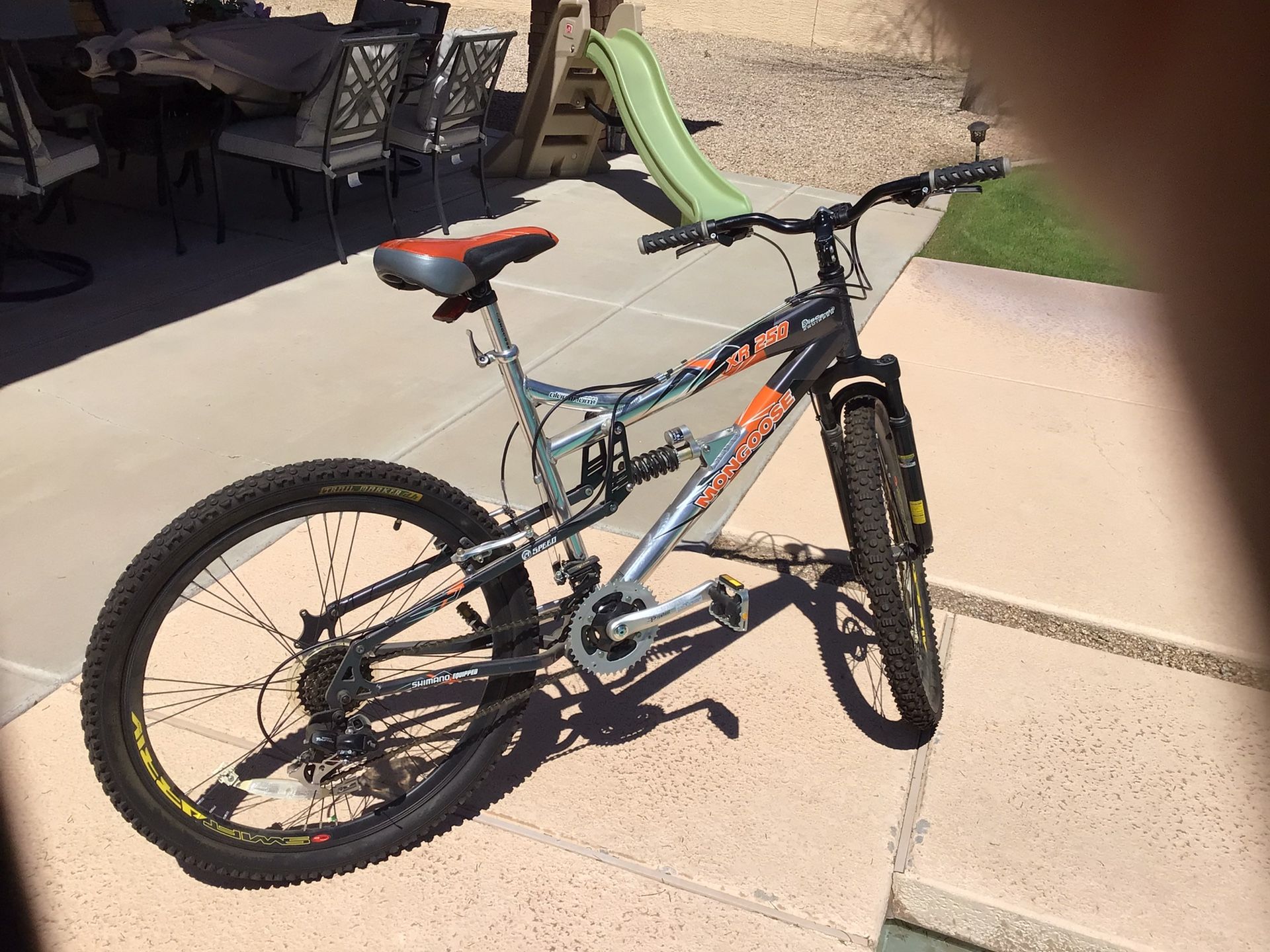 Powerful 26 MONGOOSE XR 250 21 Speed Full Suspension Mountain Bike for Sale in Chandler AZ OfferUp