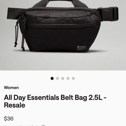 Brand New Lulu lemon Belt Bag