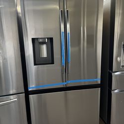 NEW OPEN BOX SAMSUNG FRENCH STYLE REFRIGERATOR