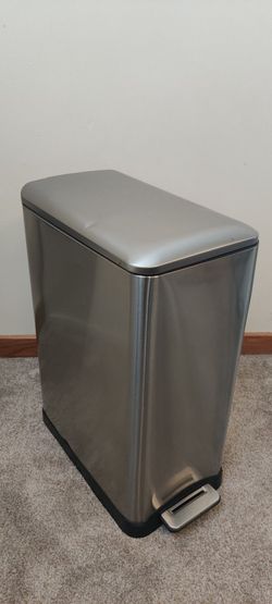 13 Gal Slim Kitchen Tash Can With Dual Trash And Recycling