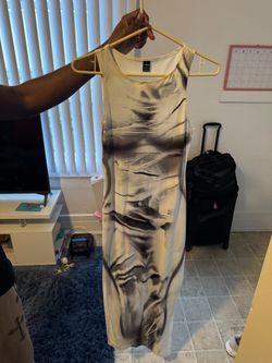Black and white dress