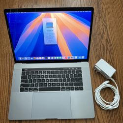 MacBook Pro 15" 2019/16GB RAM/512GB SSD/Good Battery/Fully Functional/Latest MacOS Sequoia Pre-installed