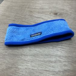 Patagonia Headband Fleece Workout Casual Ear Warmer One Size Light Blue