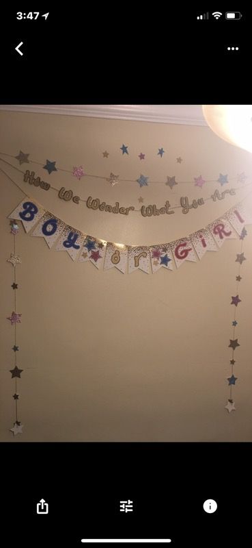 Gender reveal items!