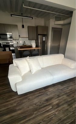 Move Out Sale White Couch