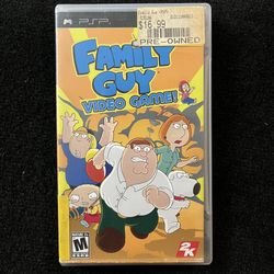 Family Guy The Video Game (Sony PlayStation Portable PSP) CIB Complete With Manual