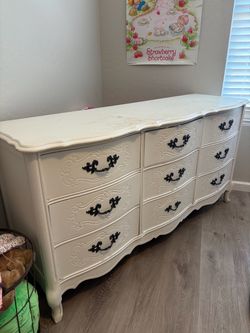 Vintage French Cherrywood Dresser