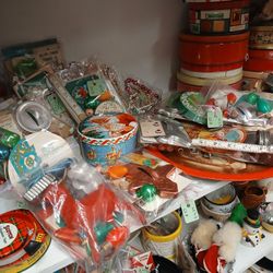 Vintage Christmas, Jewelry, Toys, Antiques, Glassware, Furniture 