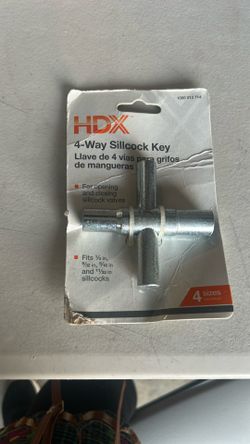 HDX 4 Way Sillcock Key