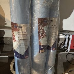 4 Rolls Of 2 In 1foam Underlayment 100sqft Each