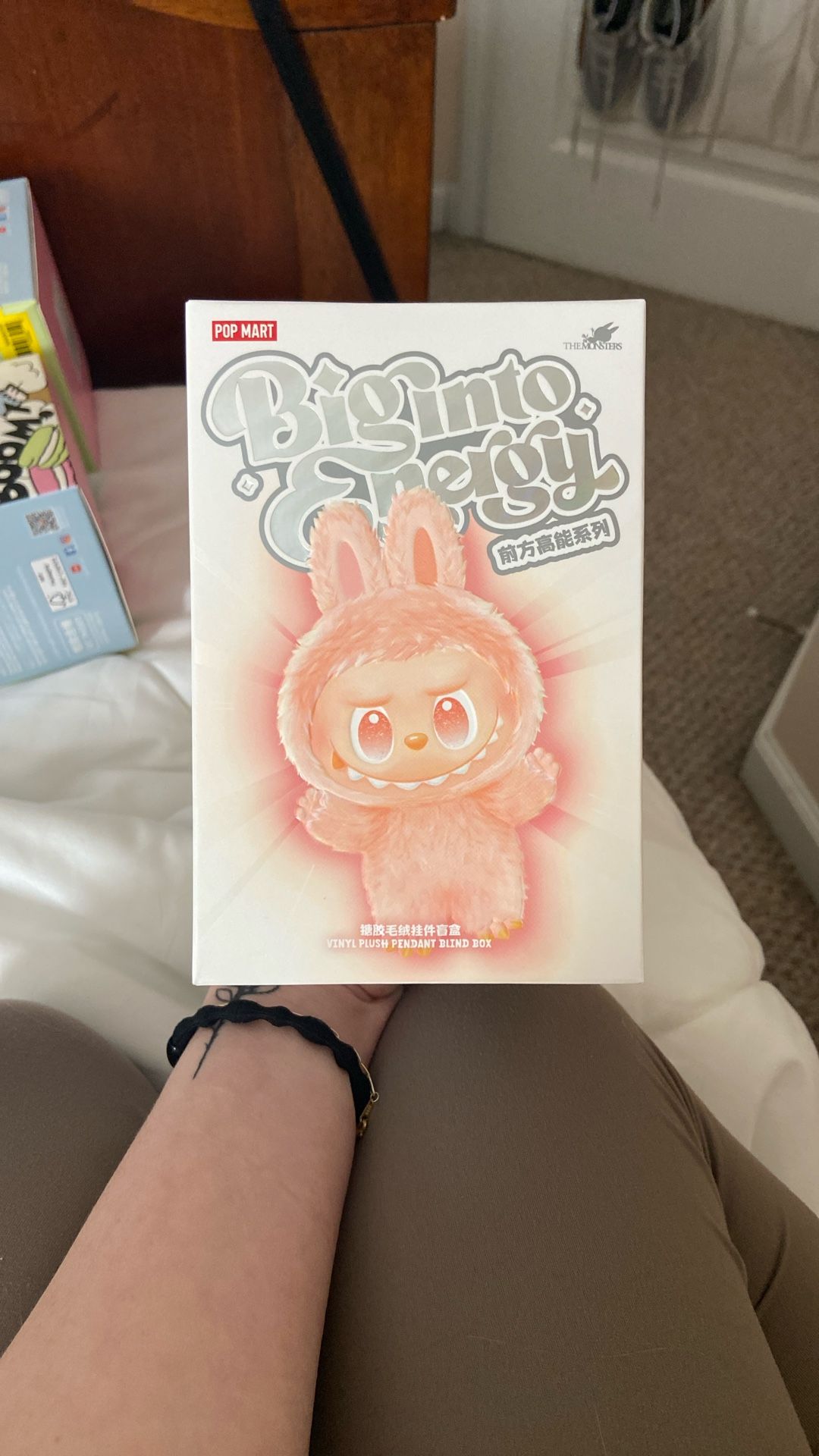 Authentic Popmart Labubu Big Into Energy- Hope