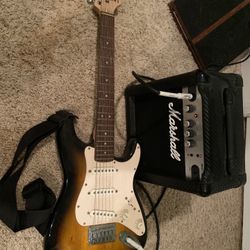 Electric Guitar with Speaker