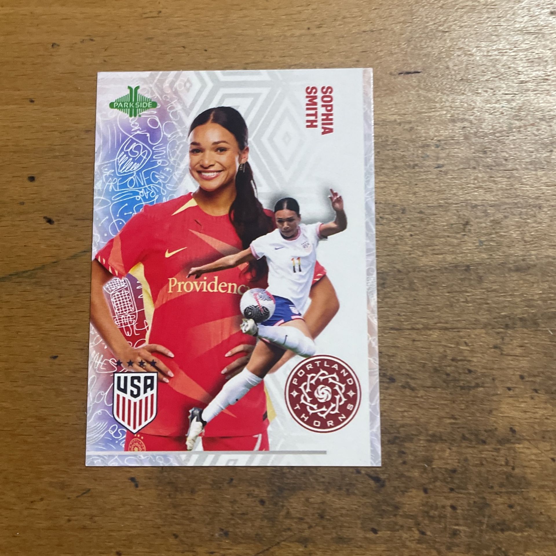 2024 PARKSIDE SOPHIA SMITH ONE NATION ONE TEAM CARD