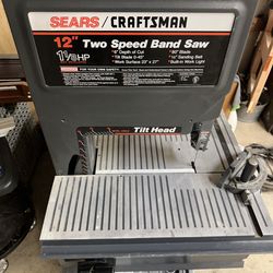 Sears  Craftsman 12” Table Bandsaw