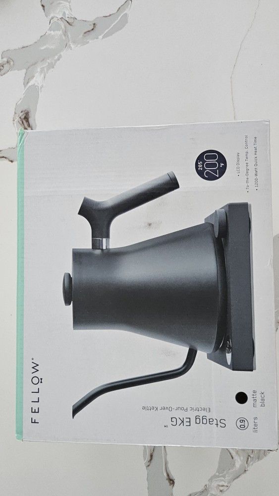 Fellow Stagg EKG Black Electric Kettle