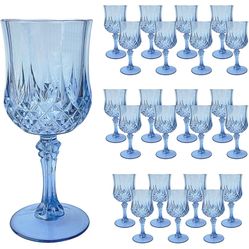 24 Piece  Plastic Wine Glasses