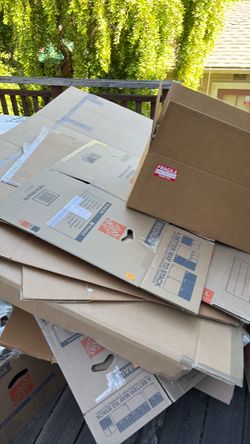 Moving boxes—lots!