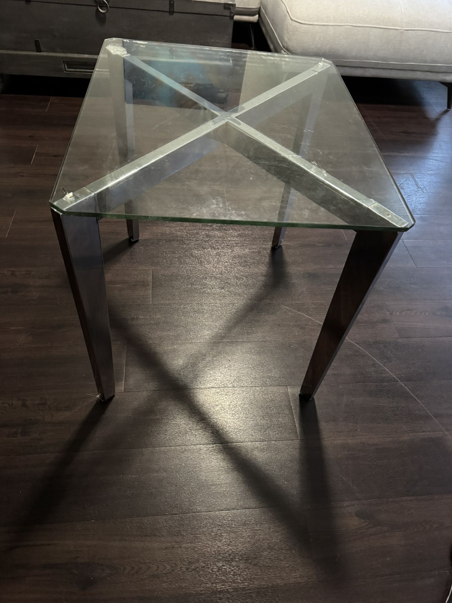 Chrome End Table