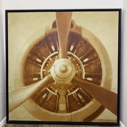 Airplane picture frame