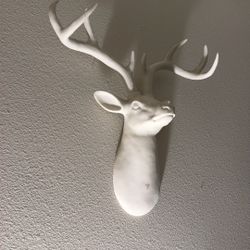 Ceramic Deer Head Wall Decor 