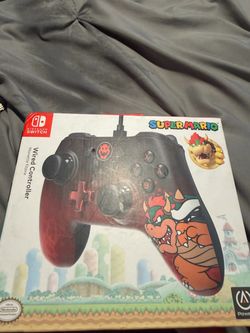 Nintendo switch Bowser edition wired controller