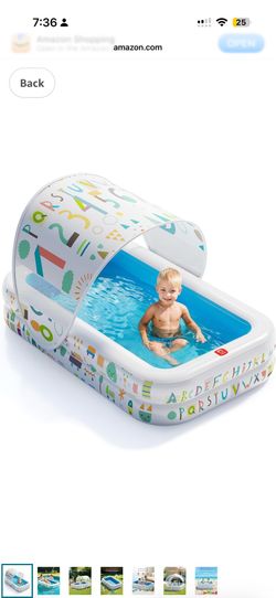 Kiddie pool 65” x 39