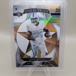 2023 Panini Certified Josh Jacobs Gold Team