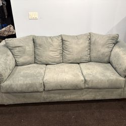 Large Aqua Couch 