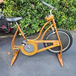 Vintage Working 1980’s Schwinn Exerciser Exercise Bike Clean Coppertone