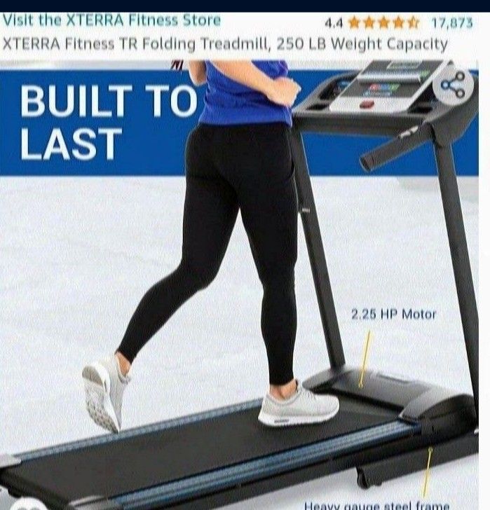 Xterra Fitness Tr150 folding Treadmill in Black