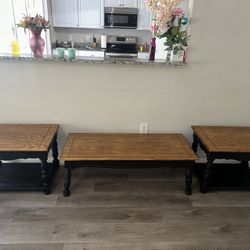 Coffee Table + Side Tables