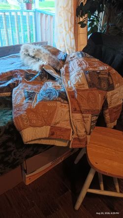 Livetree leather patch coat