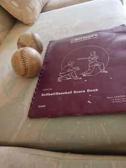 Softball Score Book 