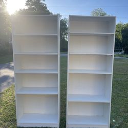 Bookshelves Both For $270