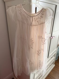 Zara hand embroidered dress