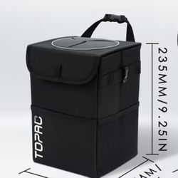 TOPAC Car Trash Can - Leak-Proof Car Organizer And Storage Bag for Back/Front/Console of Any Cars, Sedans, Suvs & Trucks Easy-To-Install Car Accessory