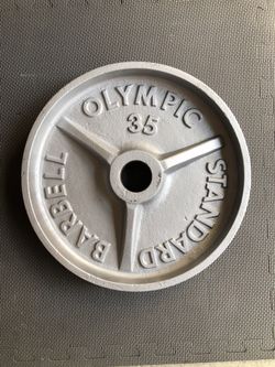 35 lb Olympic barbell plate