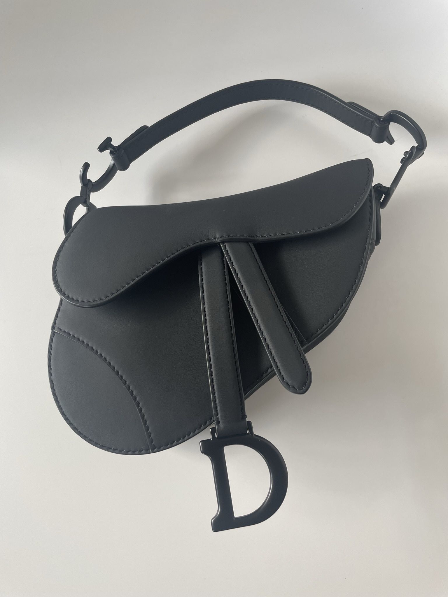 Christian Dior Mini Ultra Matte Saddle Bag