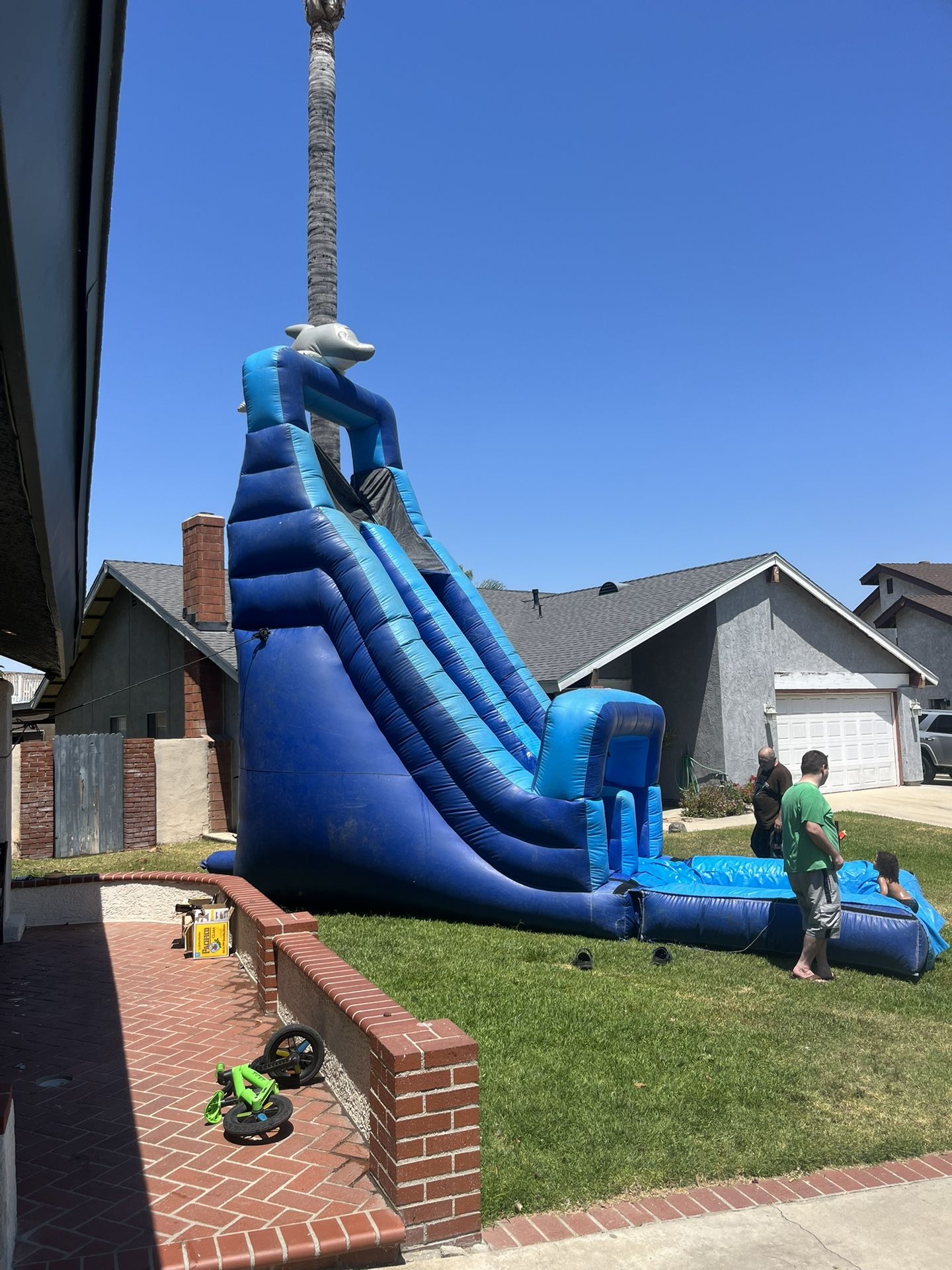 Water Slide With Pool