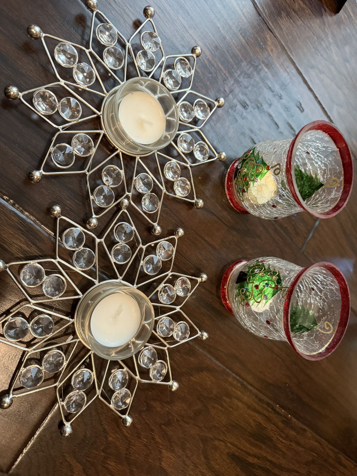 Christmas Candle Holders