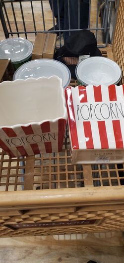 Rae Dunn Popcorn Bucket (Large)