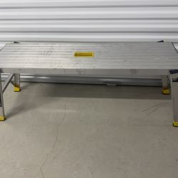 Gorilla Ladders Aluminum Work Platform / Scaffold Bench 300 lb Capacity